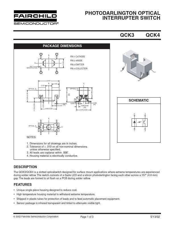 QCK3 Fairchild Semiconductor