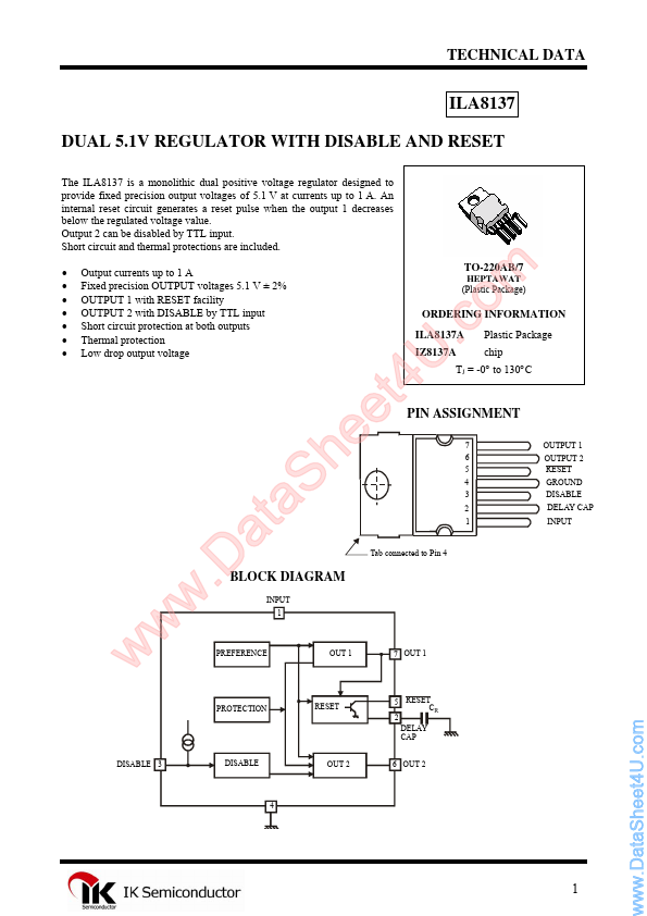 <?=ILA8137?> डेटा पत्रक पीडीएफ