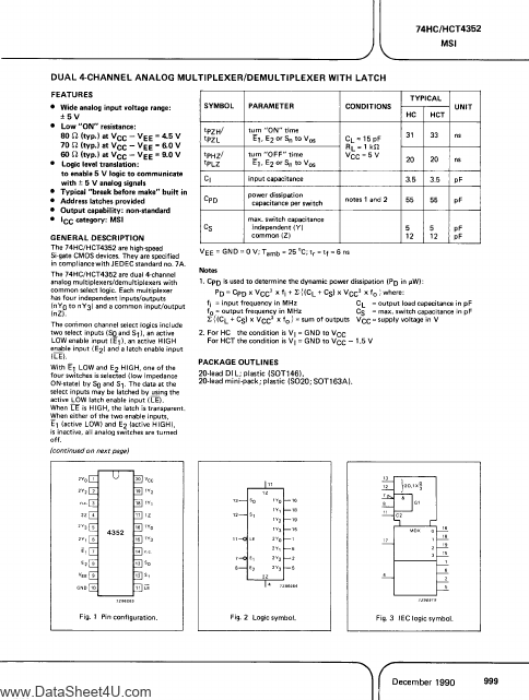 PC74HC4352 NXP