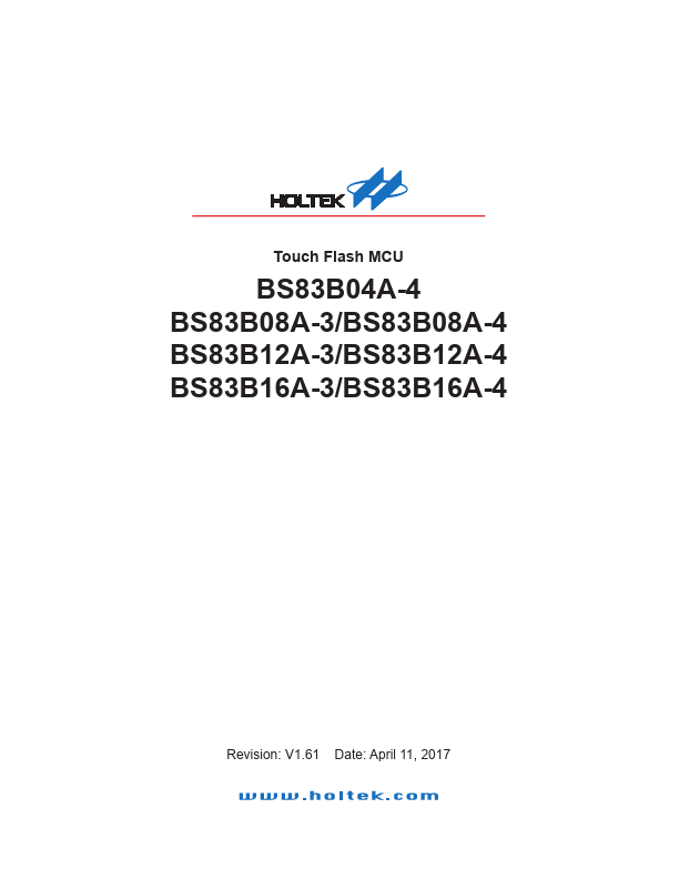 BS83B04A-4 Holtek Semiconductor