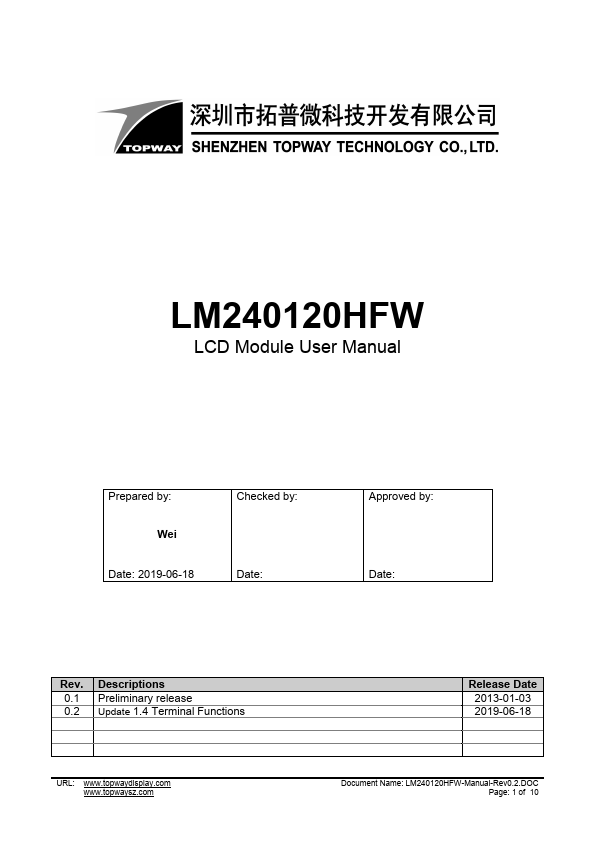 LM240120HFW