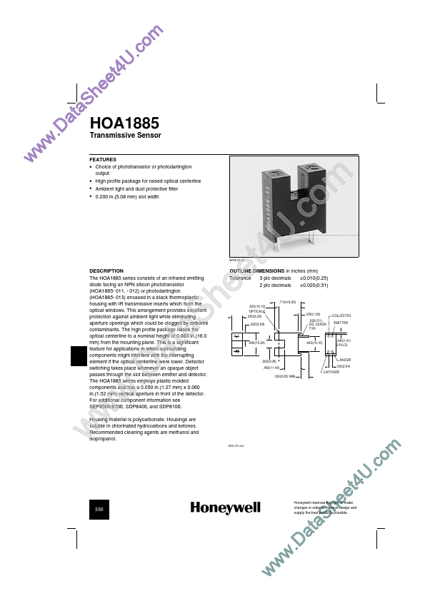 HOA1885 Honeywell