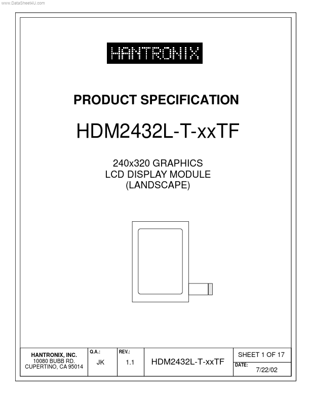HDM2432L-T-XXTF HANTRONIX