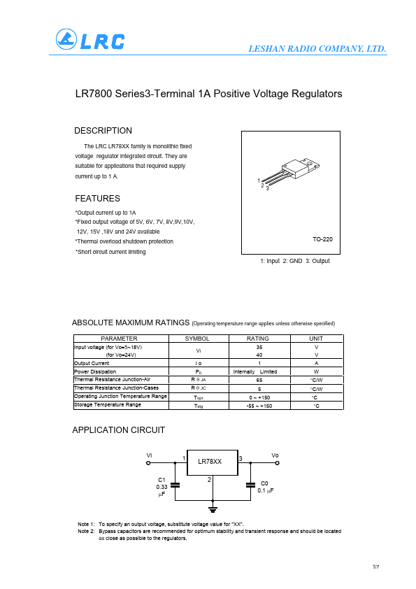 LR7806 LRC