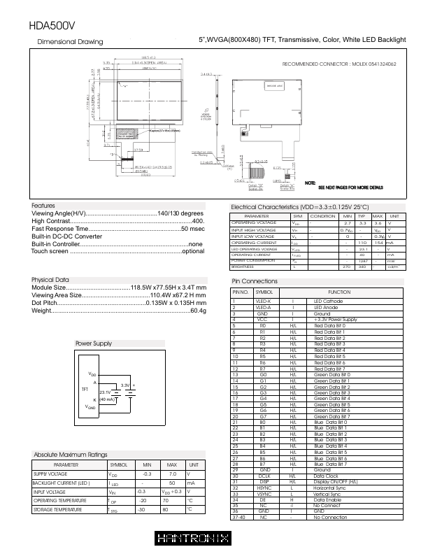 HDA500V