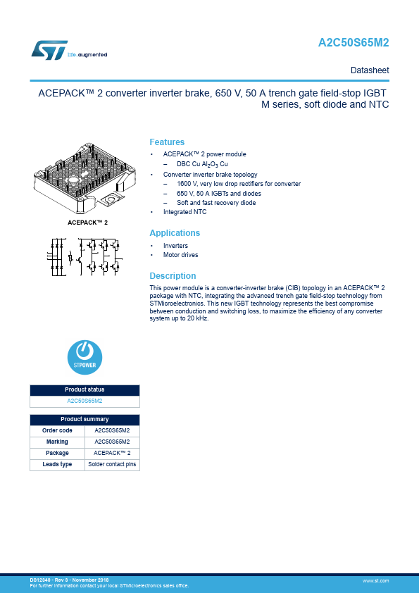 <?=A2C50S65M2?> डेटा पत्रक पीडीएफ