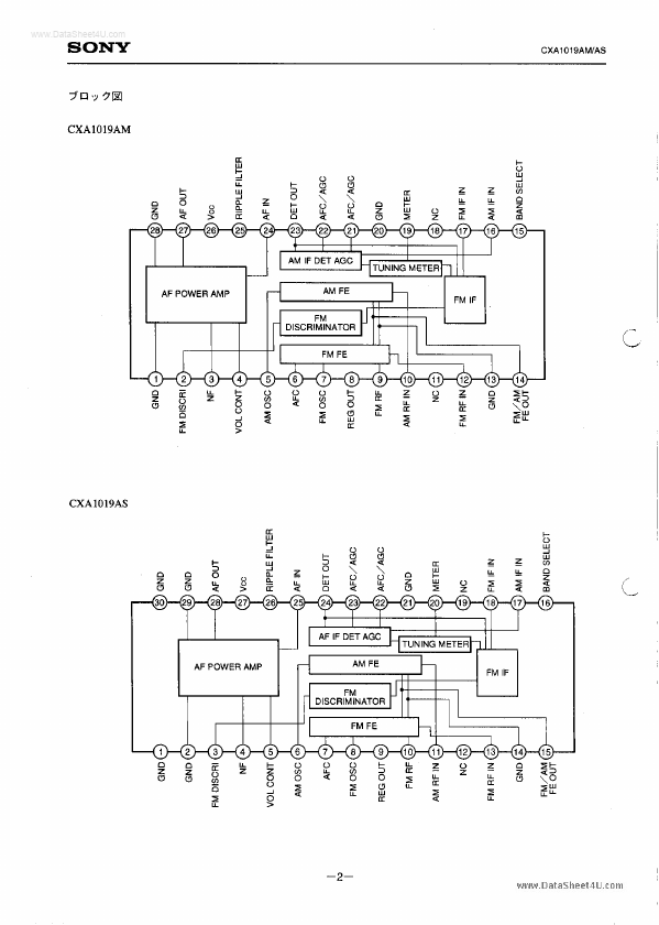 CXA1019AS