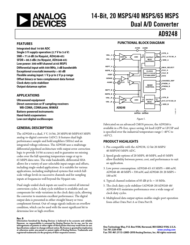 AD9248 Analog Devices