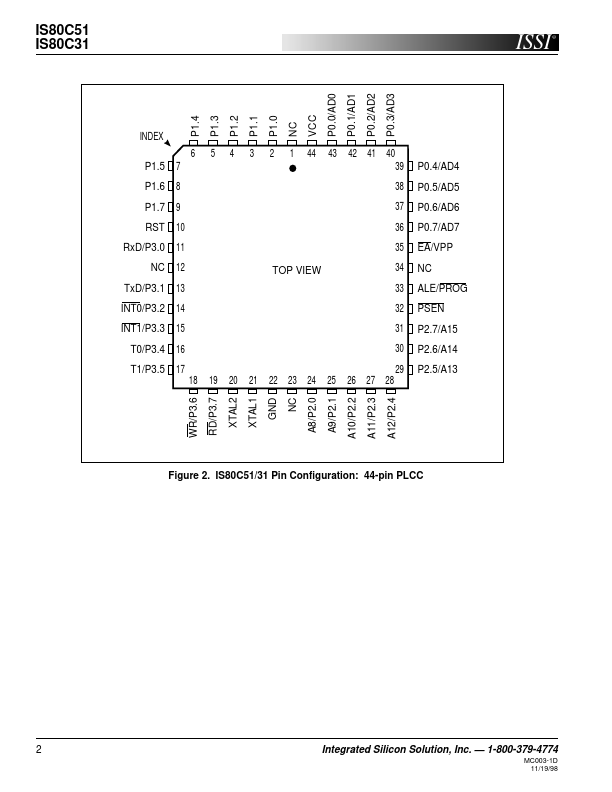 IS80C51-12PQI