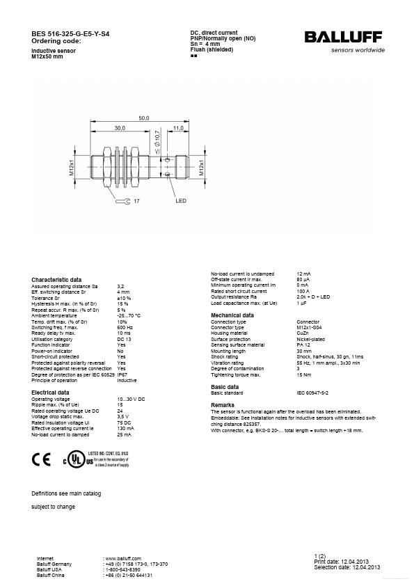 BES516-325-G-E5-Y-S4