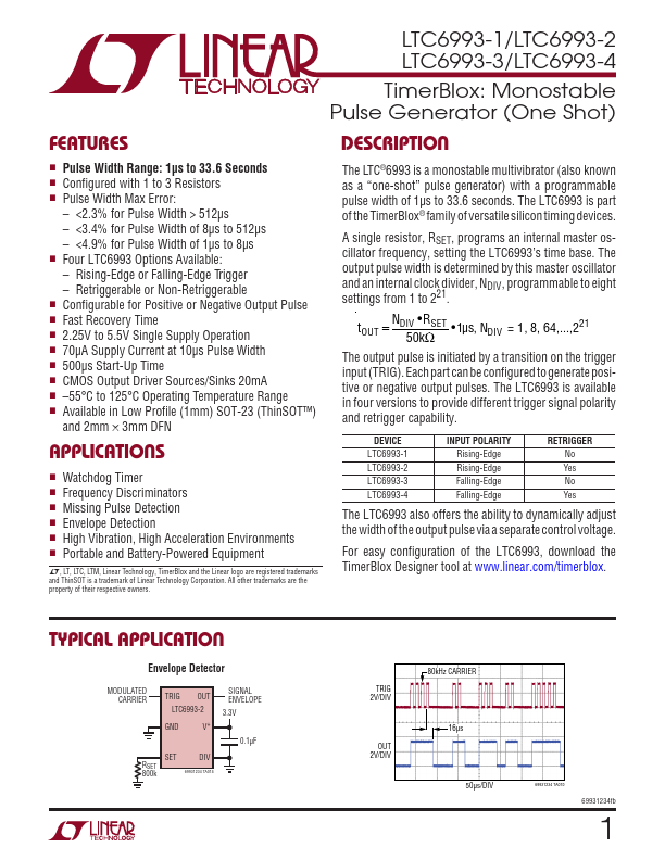 LTC6993-4 Linear