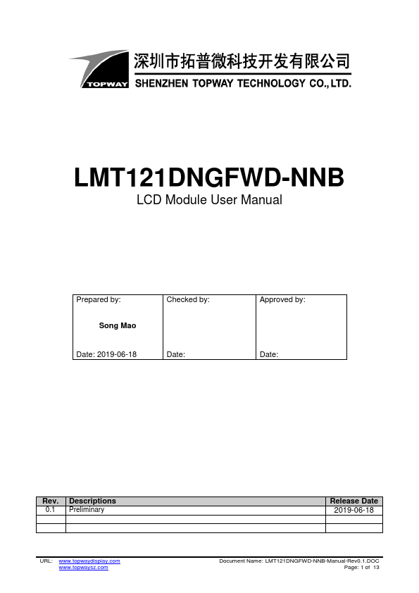 LMT121DNGFWD-NNB