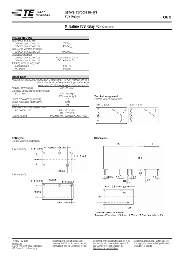 PCH-105L2M-W