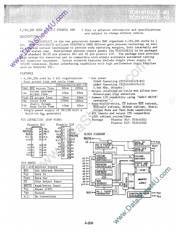 <?=TC514102J?> डेटा पत्रक पीडीएफ