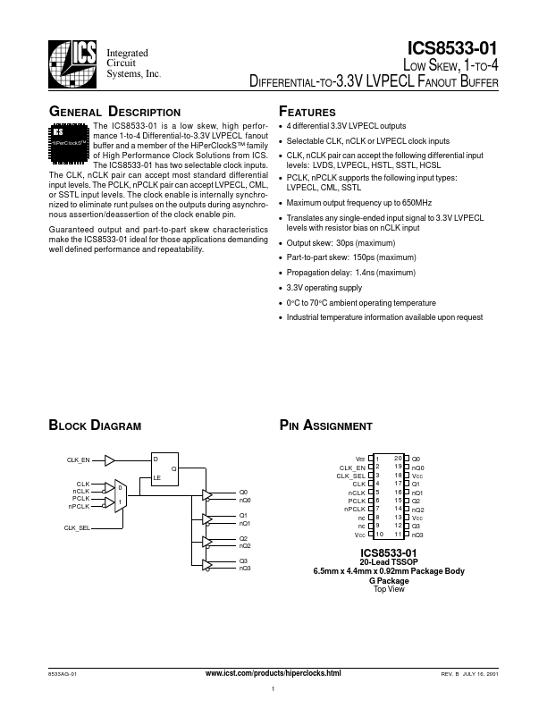 ICS8533-01