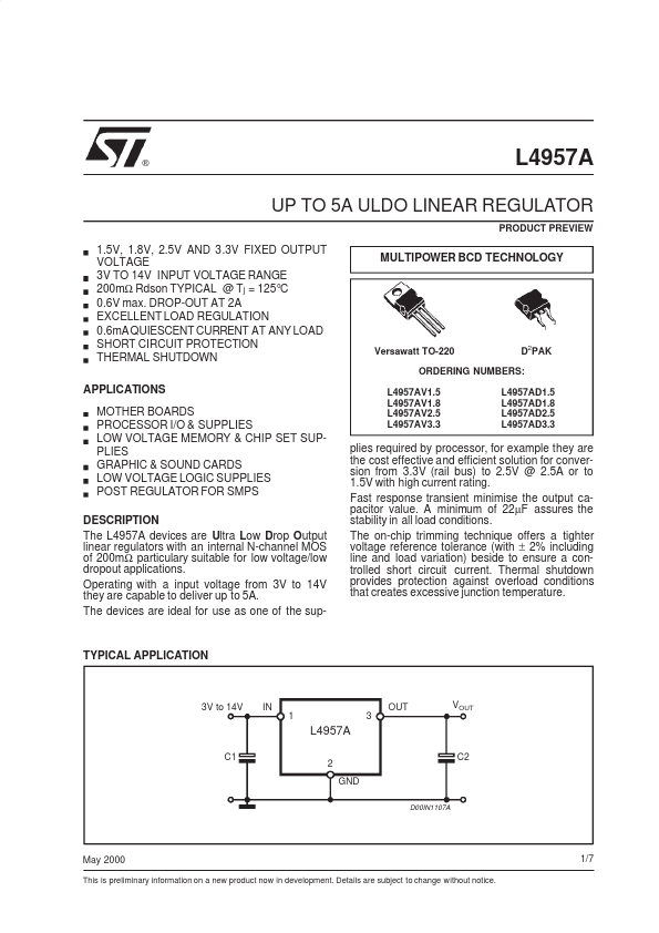 L4957A STMicroelectronics