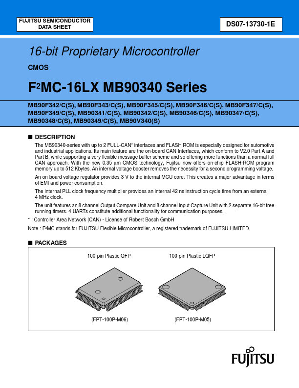 MB90349CS Fujitsu Media Devices