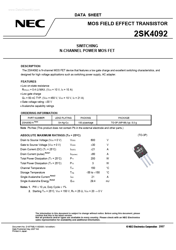 2SK4092