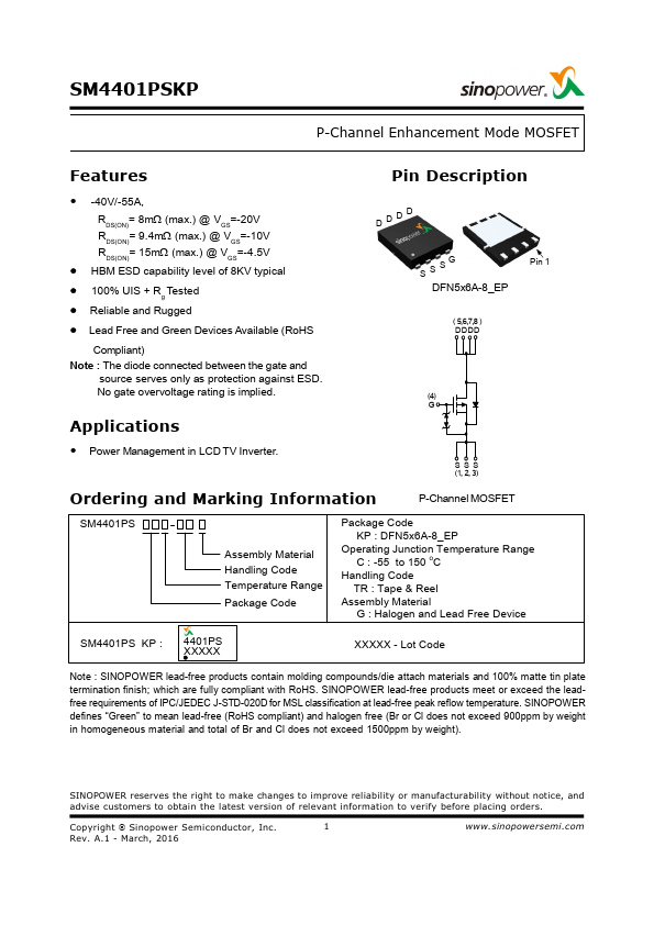 SM4401PSKP