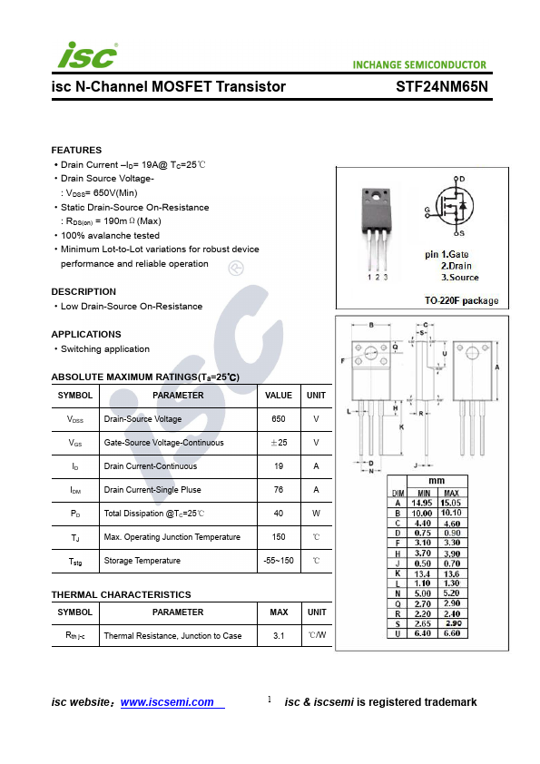 STF24NM65N