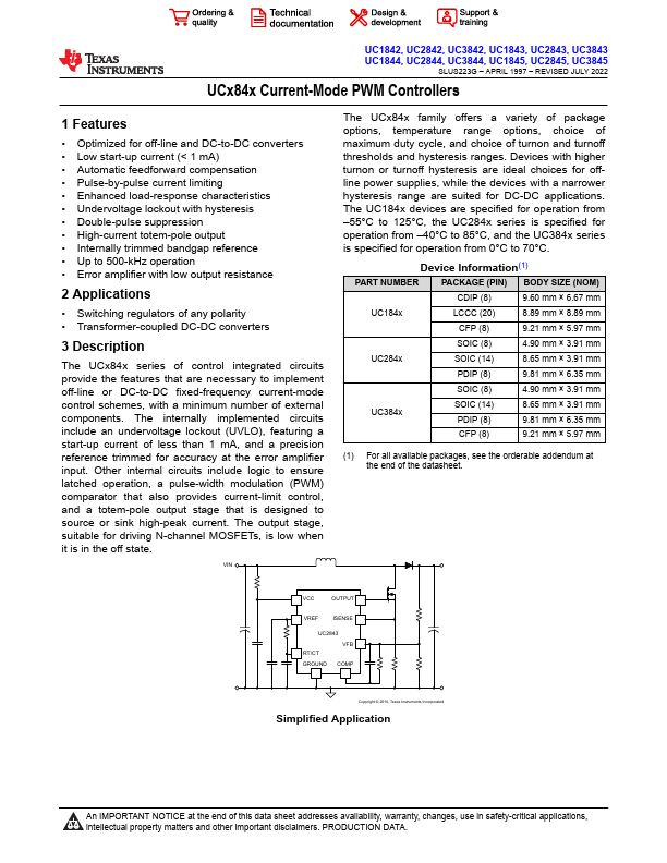 UC2842D