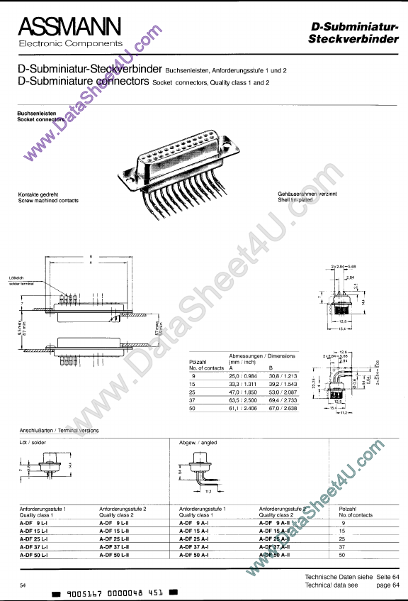 A-DF25A Assmann Electronics