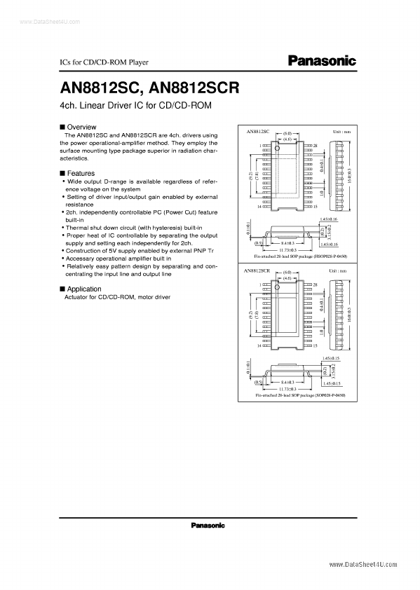 AN8812SC Panasonic Semiconductor