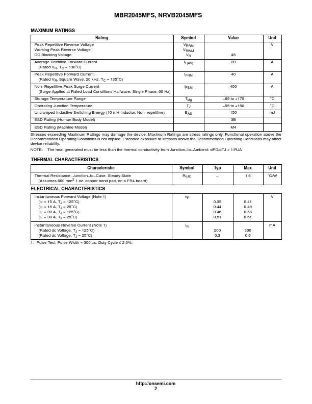 MBR2045MFS