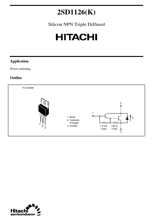 2SD1126K Hitachi Semiconductor