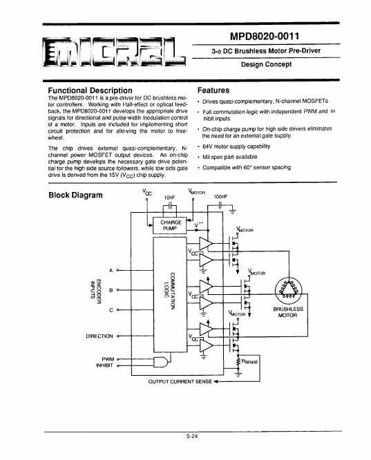 MPD8020-0011 Micrel Semiconductor