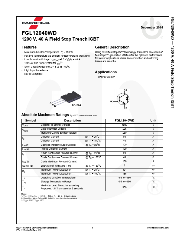 FGL12040WD