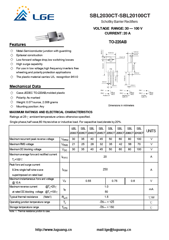 SBL2035CT