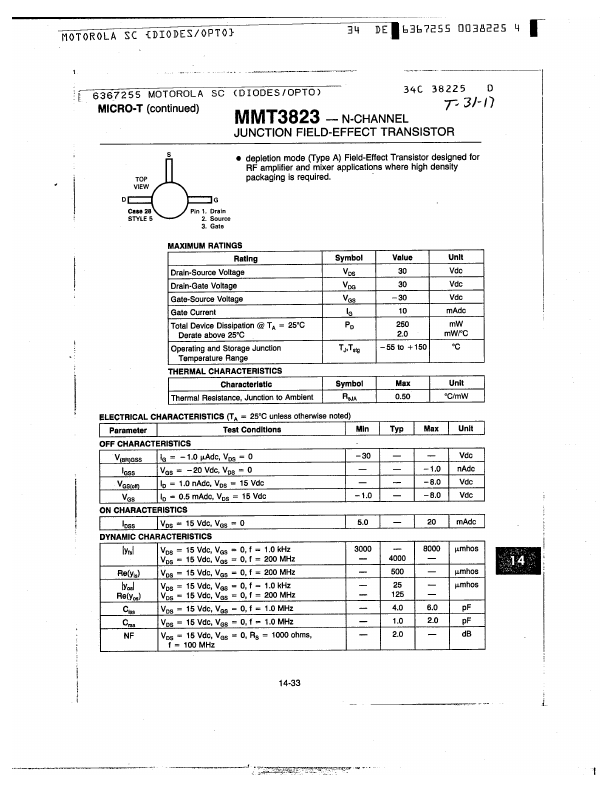 <?=MMT3823?> डेटा पत्रक पीडीएफ