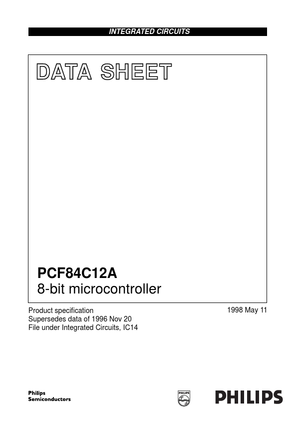 <?=PCF84C12A?> डेटा पत्रक पीडीएफ
