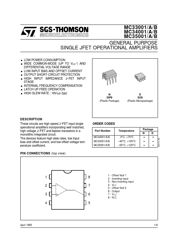 MC35001A ST Microelectronics