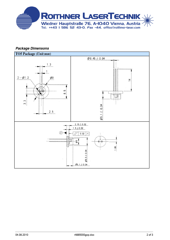 RLT98500GOP