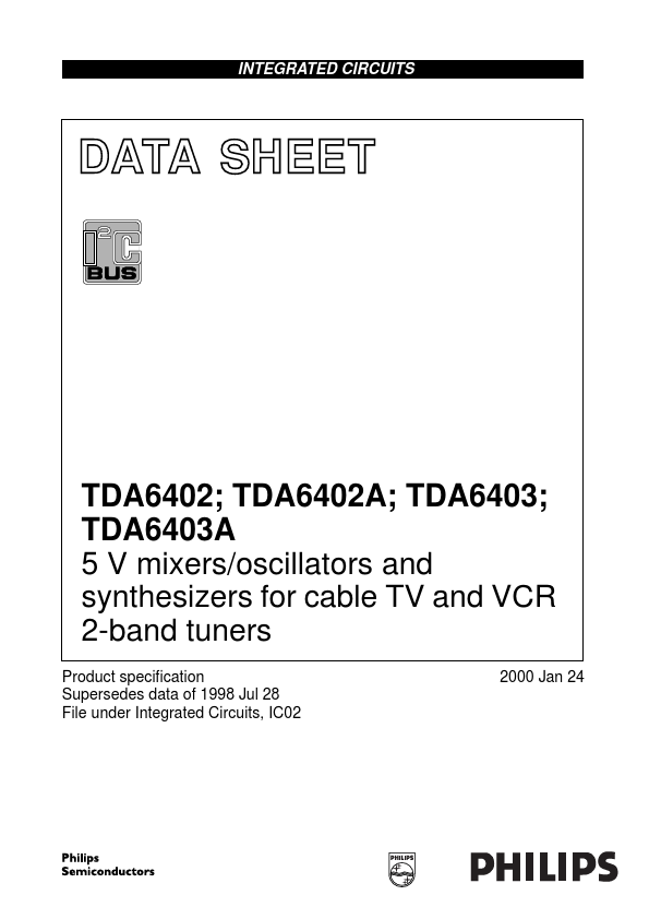 <?=TDA6403A?> डेटा पत्रक पीडीएफ