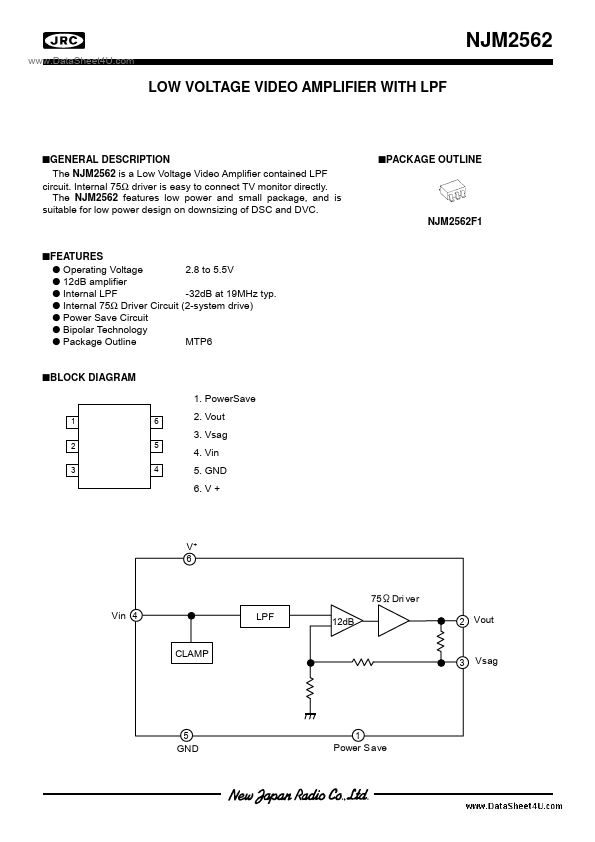 NJM2562 JRC