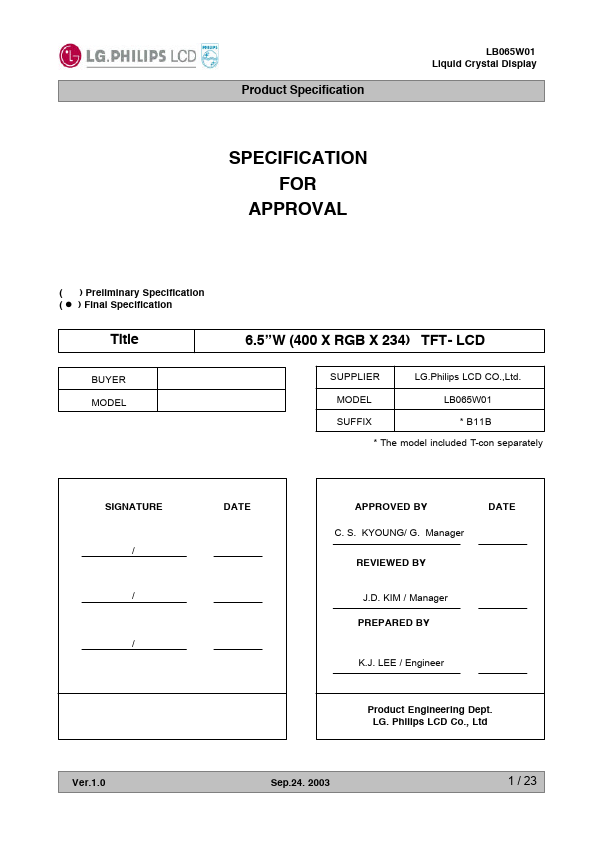 LB065W01-B11B