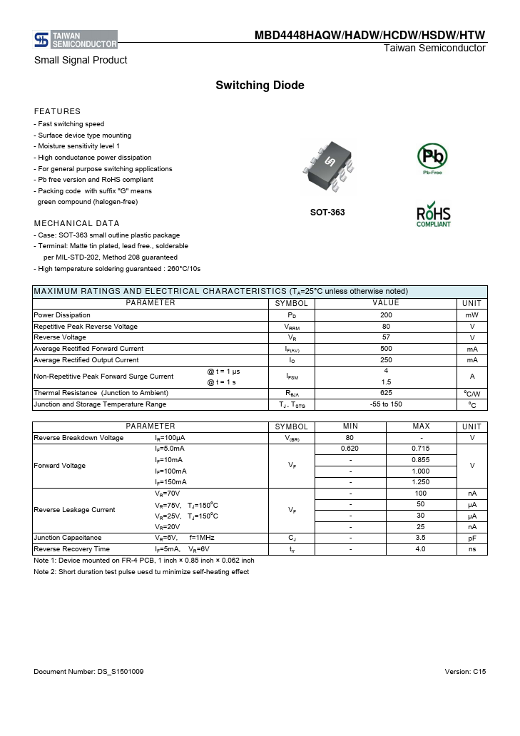 MBD4448HADW