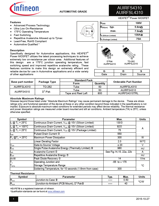 AUIRFS4310