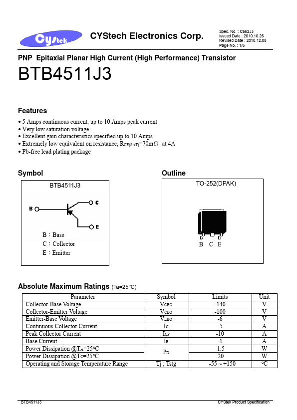 <?=BTB4511J3?> डेटा पत्रक पीडीएफ