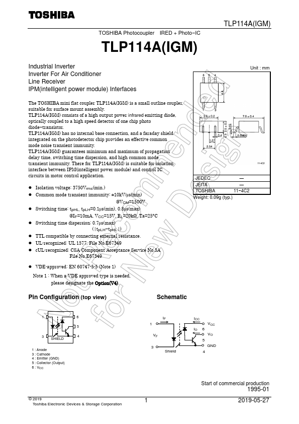 TLP114A-IGM Toshiba