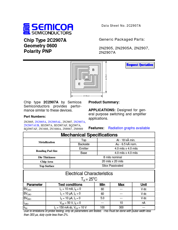 <?=SQ2907A?> डेटा पत्रक पीडीएफ