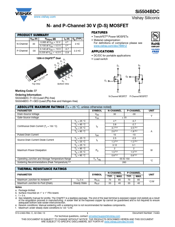 SI5504BDC