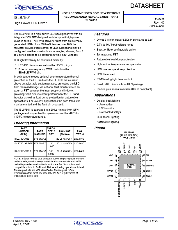 ISL97801