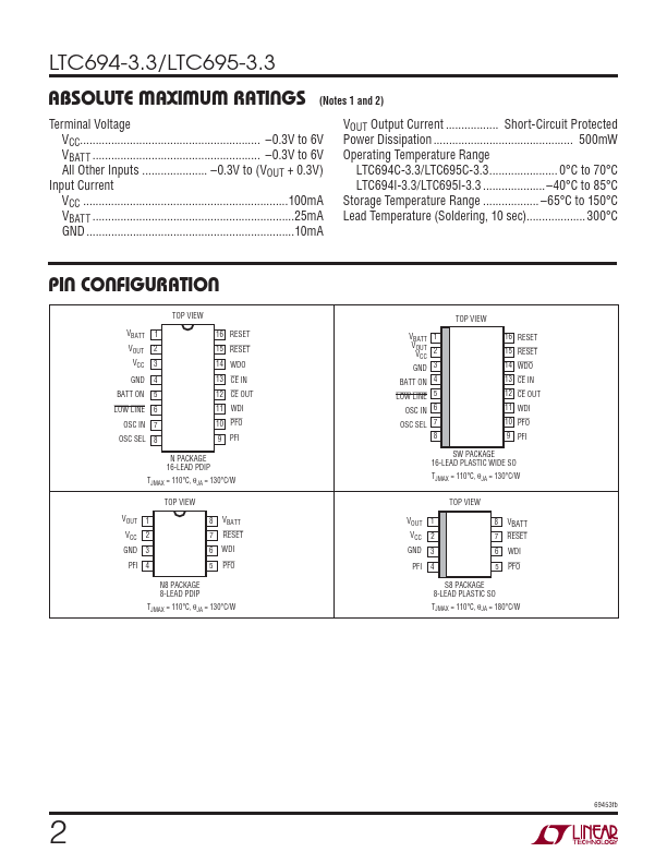 LTC694-3.3