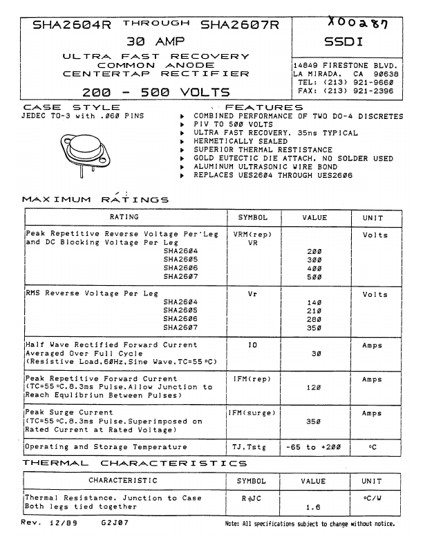 SHA2607R