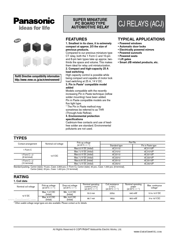 ACJ2212P Panasonic