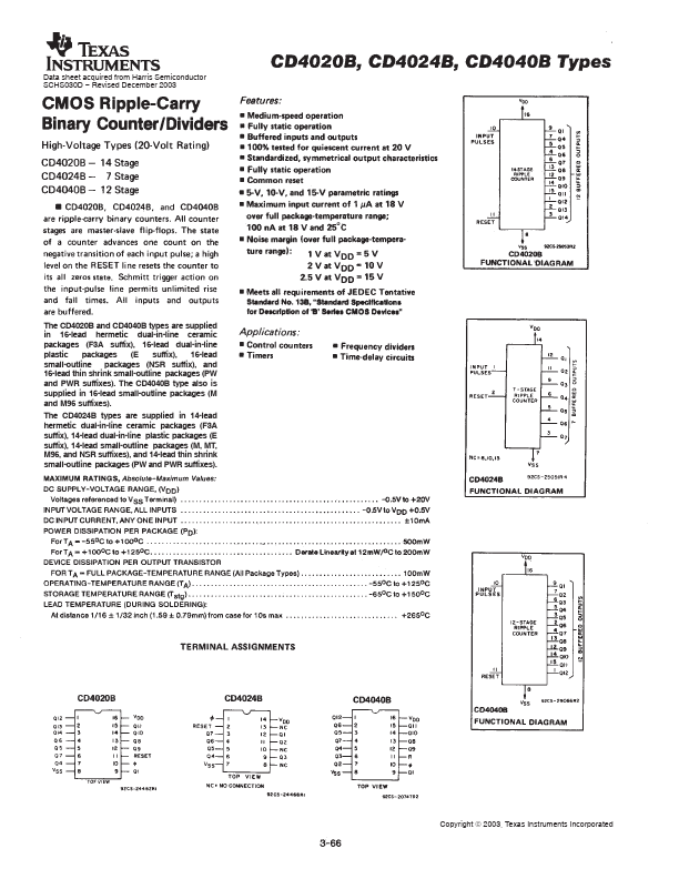 CD4024BM Texas Instruments